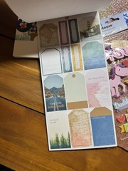 Set Of Paper Pad, Stickers And Glitter Paper Art Scrapbooking Design