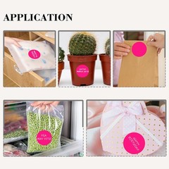 2 Inch Fluorescent Pink Circle Stickers 500 Pcs,Permanent Color Coding Dots f…