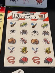 New Vintage 80’s 90’s Insect Stickers Lot 10 Sheets Ants Bugs Spiders Ladybug ++