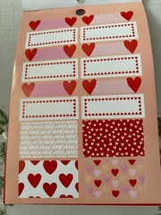 RECOLLECTIONS VALENTINE’S DAY STICKER BOOK 268 PC STICKERS 12 SHEETS ROMANCE