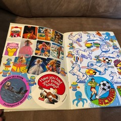 3 Vintage 1990’s Sticker Books Filled With Stickers – Trolls, Sanrio