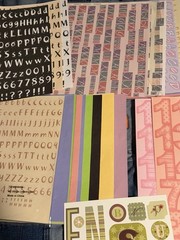 HUGE Bulk Scrapbooking Embellishments, Letters and Stickers Lot 100+ Items