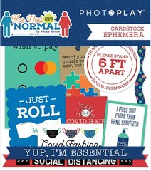 Crafts DieCuts New Normal Just Roll With It Stand 6 Ft Apart Social Distancing