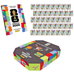 US EDITION 2026 Panini FIFA World Cup 40Count Sticker Pack Box 280 Stick G1N