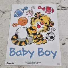 New Baby Arrival Shower Scrapbooking Stickers Lot Of 7 Footprints Family Toys