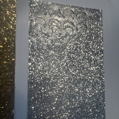 Vintage 80s Stickers Shimmer Glitter Nail Stickers Includes Pink, Gold, Silver
