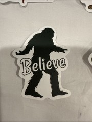 Lot of 10 Assorted Outdoor Bigfoot Sasquatch Yeti Swamp Ape Believe Stickers