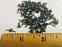 HyGlo Deco Fasteners-Mini Brad – 4mm Antique Bronze Square – 100 -NEW