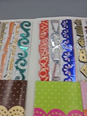 3 Birds Design Twinkle Papertrails 60 Diecut Foil + Glitter Cardstock Borders