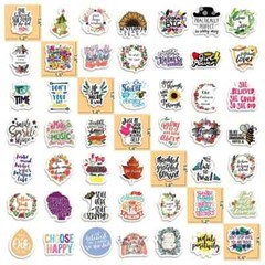 300 PCS Inspirational Stickers for Adults, Motivational Water Bottle Stickers