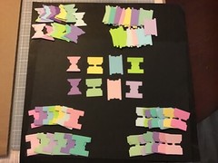 Page Tabs 4 Designs/Shapes Die Cuts 20 pcs Choose Color