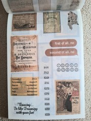 50 Pgs Vintage Series Washi Stickerbook 450+Stick 20 Pgs EPH Papers