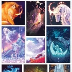 Stickii – Celestial Creatures Stickers – Fantasy Sticker Sheet – Crafts Journals