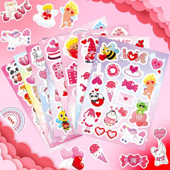 720 PCS Valentines Stickers,48 Sheets Love Heart Stickers Valentines Day Party F
