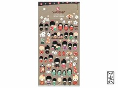 KOKESHI – Adorable scrapbooking sticker
