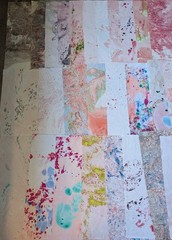 39 Piece Handmade Artisan Paper For Scrapbooking, Card Making, Junk Journals