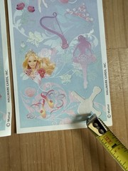 Hallmark Barbie 12 Dancing Princesses Stickers 6 Sheets, 2 Missing Stickers