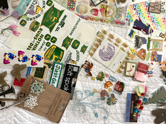 Partially Used Jolee’s, K & Company & More Stickers & Cardstock. PLEASE READ