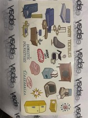 New vintage LOT of 10 sheets of (6 x 12″) STICKERS sandylion psx me mybideas