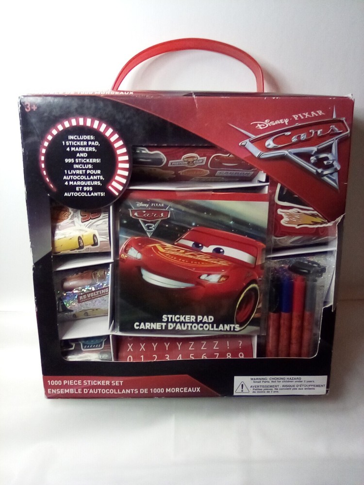 Disney Pixar cars 1000 piece sticker set Danawars