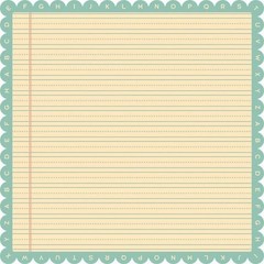 October Afternoon: «Schoolhouse» 1,2,3’s – 8×8 Paper Pads + Embellishments