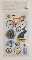 Bicycle Bike Riding Cycling Scrapbooking Stickers By Recollections
