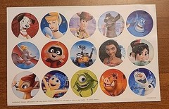Disney Sticker Lot Darice Mermaid Princess Frozen II Hot Focus TMNT Tatoos