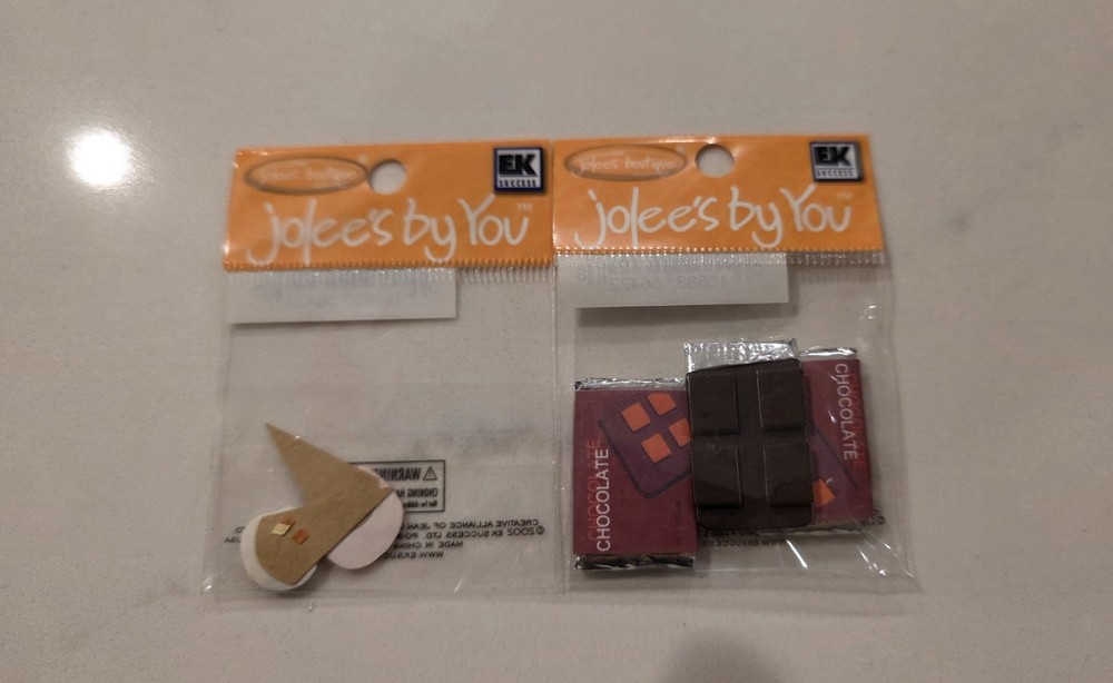 RARE Jolees Mini Chocolate Bars Candy/Ice Cream Sweet Treats Snack 3D