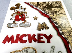 Sandylion Disney Mickey Mouse Comics Clear Stickers 2003 Vintage Scrapbook NOS