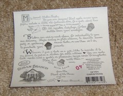 Colorbok Sticker ~ Susan Branch……Christmas Poems, Snow Angels, Borders