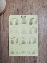 2023, 2024, or 2025 Year At A Glance Calendar Stickers for Planners and Journals