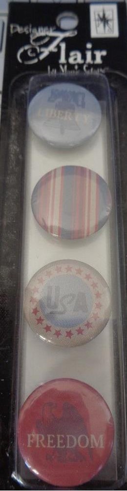 Magic Scraps Designer Flair PATRIOTIC Embellishments Scrapbooking Cards