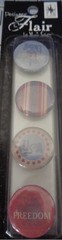 Magic Scraps Designer Flair PATRIOTIC Embellishments Scrapbooking Cards