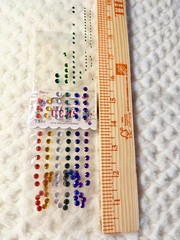 Multicolor Rhinestone Gem Stickers (1 sealed, 2 opened)