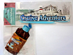 RARE Jolees Dark Suntan Oil BEACH Vacation CRUISE Tanning 3D Scrapbook Sticker