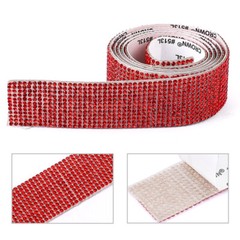 5X Glitter Self-Adhesive Rhinestone Tape Crystal Sticker Trim Diamond Ribbon DIY