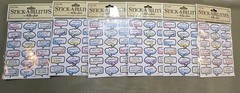 Mixed Lot – Craft Scrapbooking Stickers & Embellishments – Baking & Family Theme