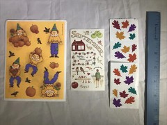 Lot of Vintage FALL and AUTUMN Stickers -Susan Branch + Hallmark – Scrapbooking