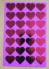 Love, Heart, Valentine’s Day Sticker Sheet