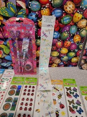 Sandylion Mrs. Grossman’s Bug Flower Sticker Sheet Folder Pencil Box Eraser Lot