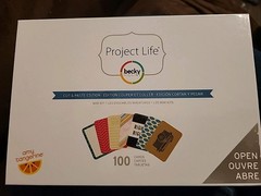 Becky Higgins Project Life Mini Kit 100 Cards New Sealed Amy Tangerine