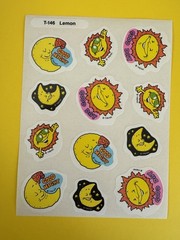Vintage Trend Enterprises Scratch And Sniff Stinky Stickers Sheet 80’s
