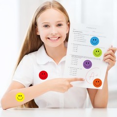 1800Pcs Happy Smile Face Stickers, 1 Inch Happy Face Decal Stickers Colorful …