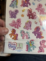 Sandylion My Little Pony stickers 2 Sheets 2005 Hasbro Out Of Print Brand New