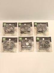 Making Memories Eyelet Alphabet Circle Medium 73 Piece1/8″ Hole New Lot of 6