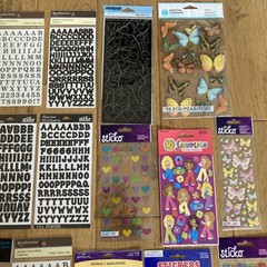 Lot Of 18 NOS Vintage Pkgs Of Stickers Asst Brands + Themes #2