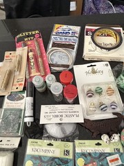Huge Mixed Scrapbooking Craft Supply Lot K&Co Embellishments Shrink Film NOS