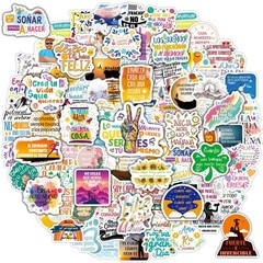 200PCS Spanish Stickers, Positive Affirmations, Teachers Students Women