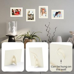, 50 Pack, 4X6 Cardboard Photo Frame, Paper Picture Frame Cards with Easel fo…