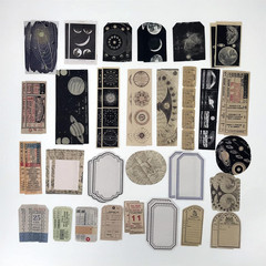 200PCS Vintage Scrapbooking Supplies Kit for Journaling and Decor